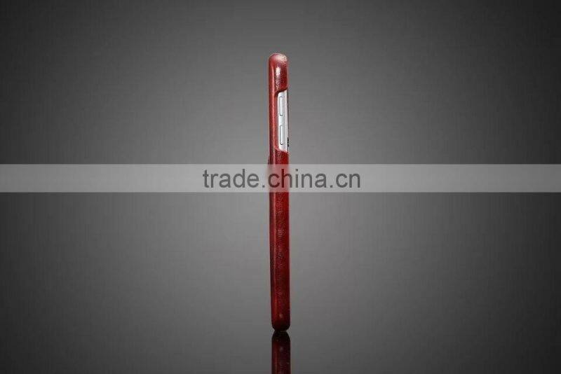 Low Price High Quality Leather Rubber Back Case for Samsung S7 edge Luxury Crazy Horse Grain Case with Card Slot SSZ MT-5536