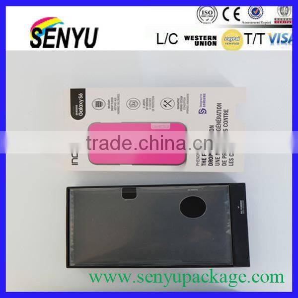 2015 new stylish packaging box plastic window with fast delivery