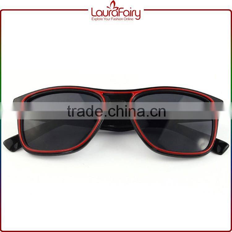 Laura Fairy Free Logo Printing FDA UV400 Cheapest Promotional Plastic Black Sun Glasses