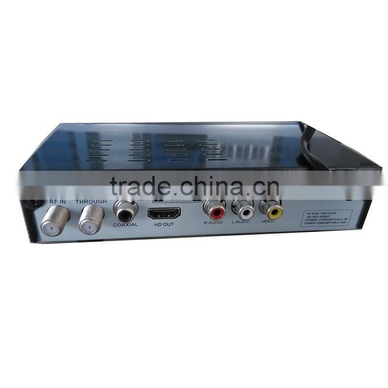 HD digital tv box free to air with H264 USB PVR MPEG4 ISDB - T set top box