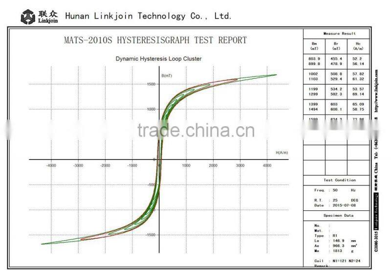 LINKJOIN MATS-2010M Silicon steel AC Hysteresisgraph Test system AC soft magnetic material dynamic hysteresisgraph system CE