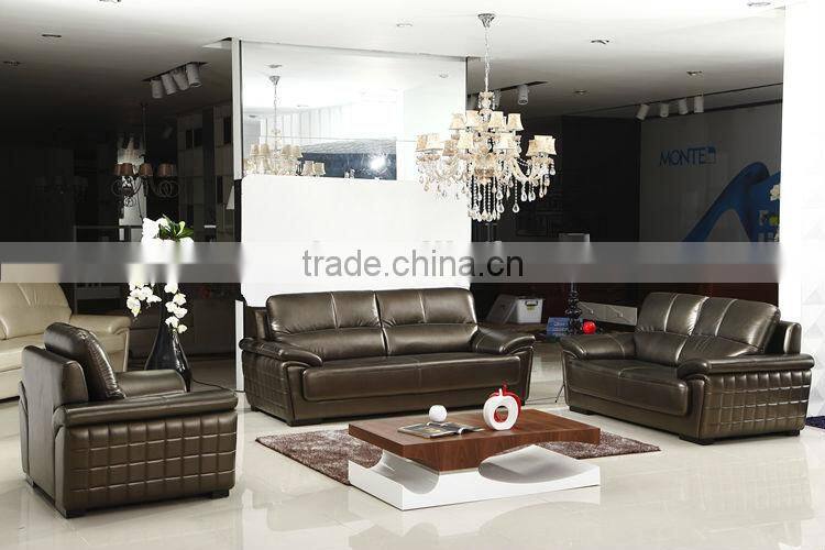 luxury classic european leather sectional sofa set