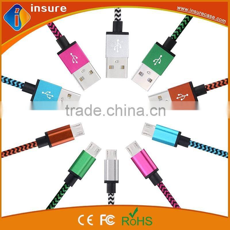 Hot!! braided mini usb cable on sale used mobile phones