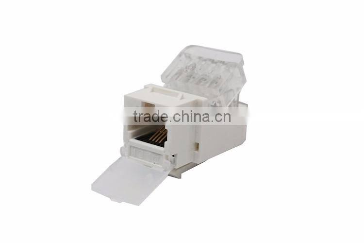 tool less keystone jack, cat3 telephone rj11 keystone jack, jack keystone