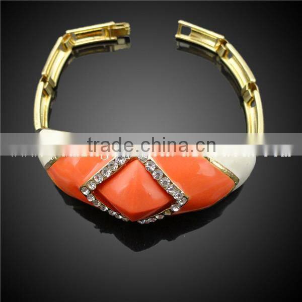 red coral design resin jewelry sets made in china