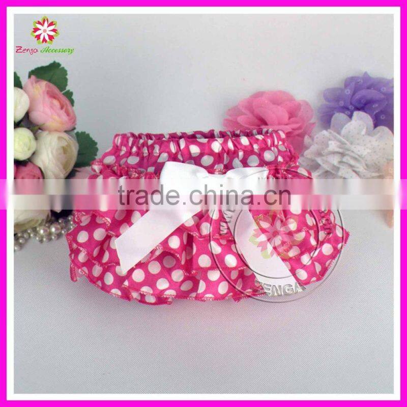 Fashion zebra print baby bloomers girls satin diaper cover nappy cover