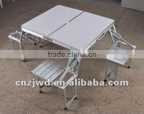 4 Way Folding Camping Table with 4 Seats