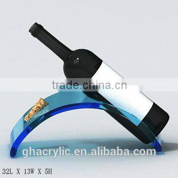 Beautiful and Experienced design acrylic wine display rack,colorful acrylic display rack