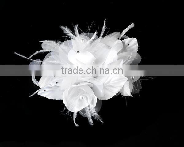 Black Flower Hair Clip Wedding Hair Accessories