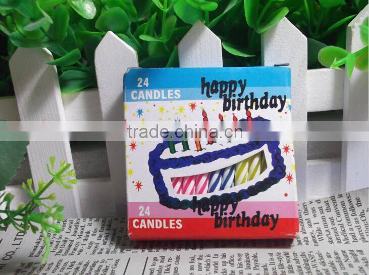 Handmade Spiral Birthday Candles