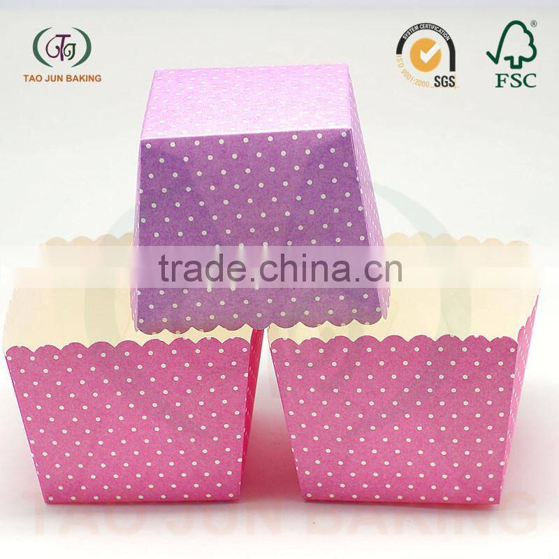 disposable square cupcake liners cups paper baking cups