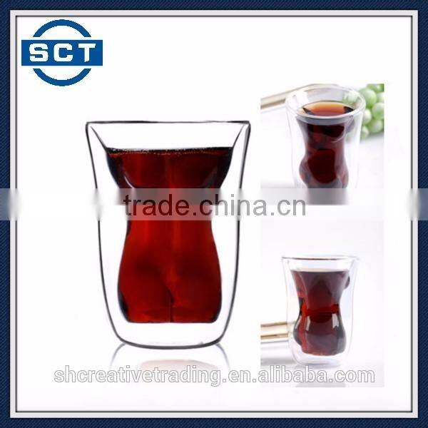 150ml Transparent Party Wine Glasses Sexy Woman Cocktail Wine Glass