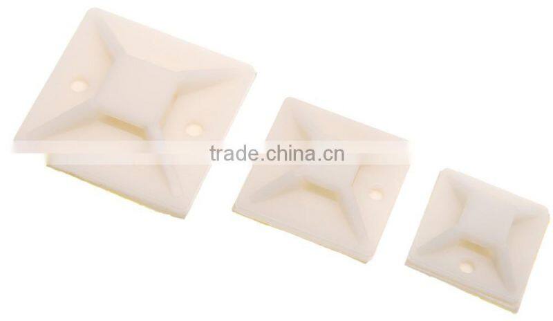 Cable Tie Mount, Nylon Base of Cable Tie, Adhesive Base