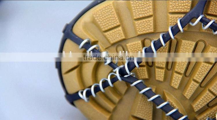Antiskid shoe cover thread spring traction crampons