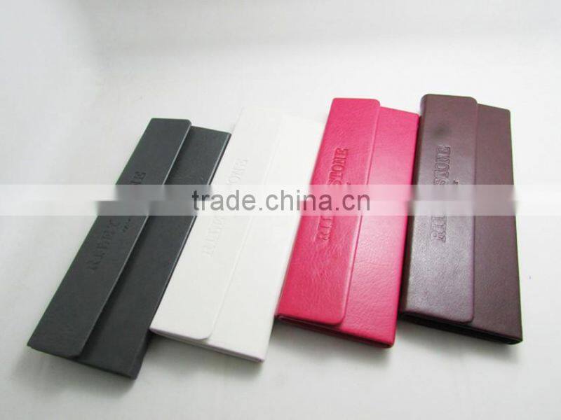 Factory Price Top quality PU leather folding sunglasses cases
