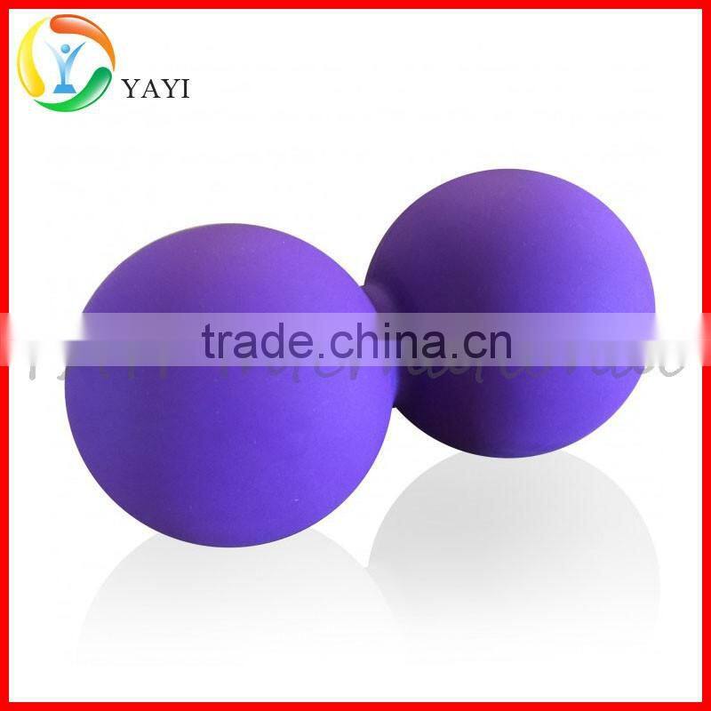 Solid Rubber Double Lacrosse Ball Peanut Massage Ball