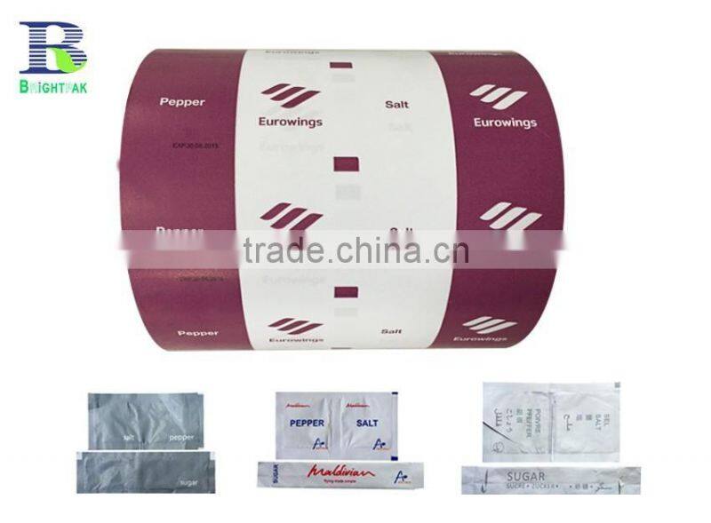 printed 58 68gsm pe coated paper sugar heat seal