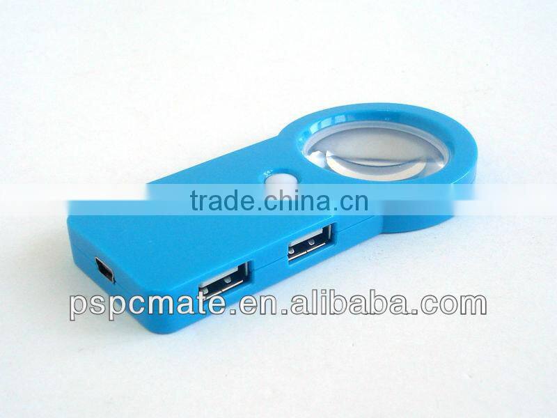 Hand Lens High Speed 4 port USB 2.0 HUB