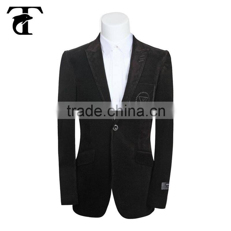 Fashion style OEM service man suit logo design formal wear for man