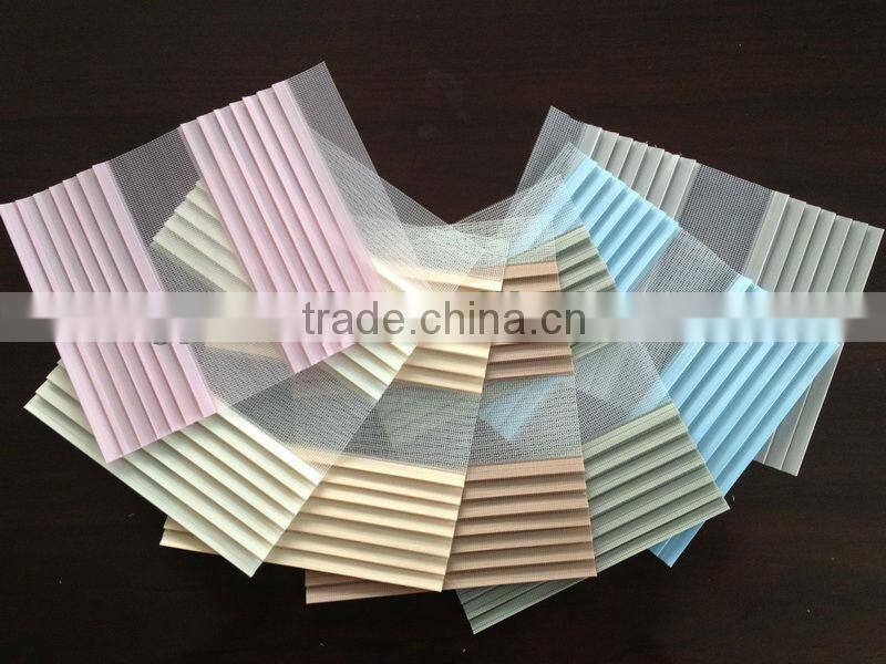 zebra two layer roller blind fabrics