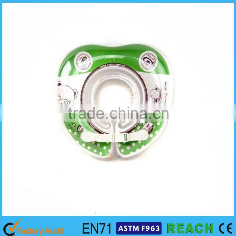 2016 cheap custom baby swimming ring inflatable swimming neck ring