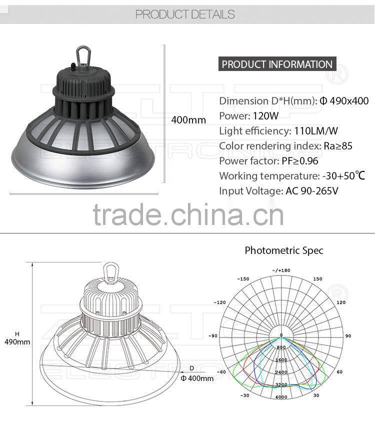 Aluminum waterproof 100w led high bay light with ce rohs