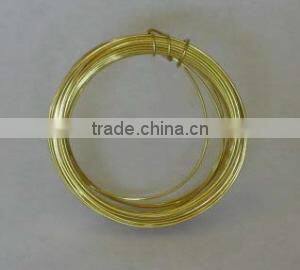 flat brass wire