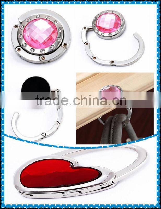 diamond metal folding bag holder