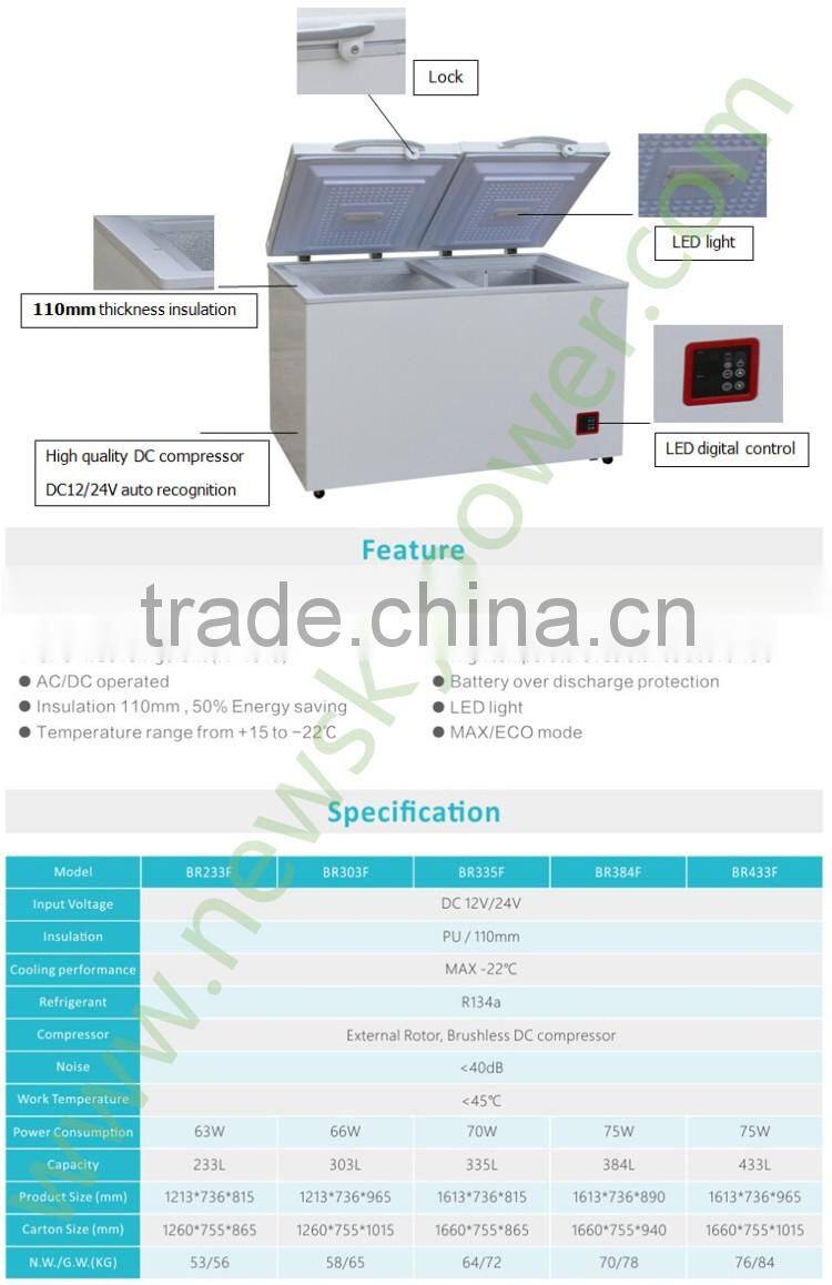 NEW design mini solar refridgerator fridge solar deep freezer solar freezer