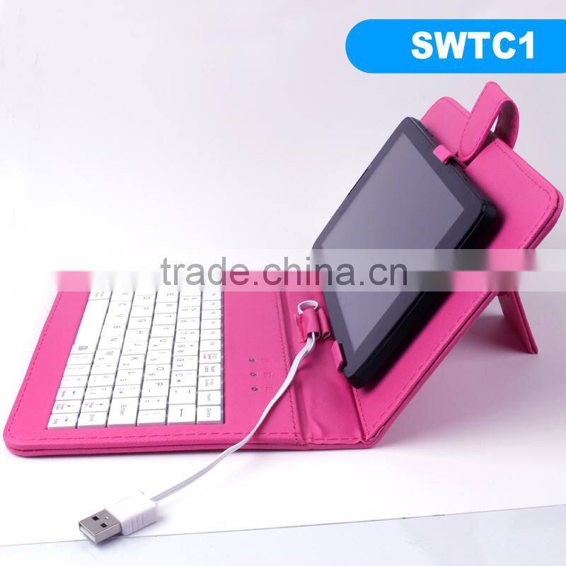2014 hot selling universal tablet USB keyboard cover