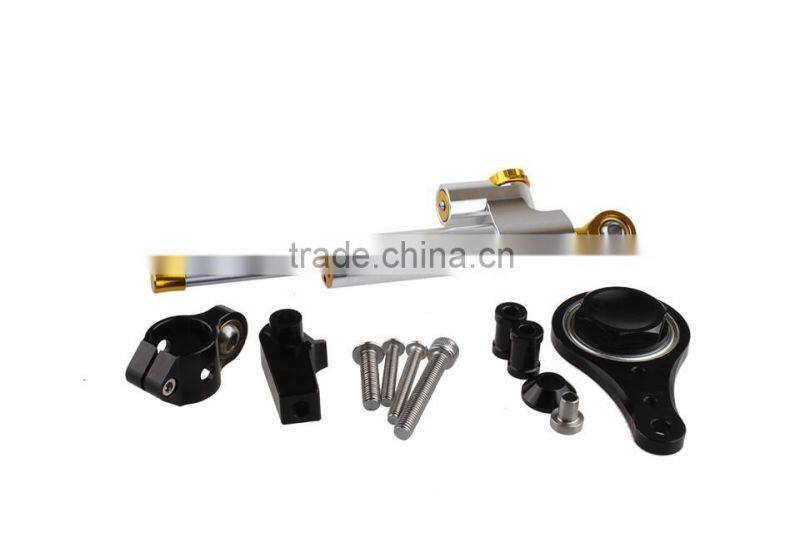 Soto racing - CNC Steering Damper complete Set for KAWASAKI ZX6R (636) 2007 08 w/ bracket kits