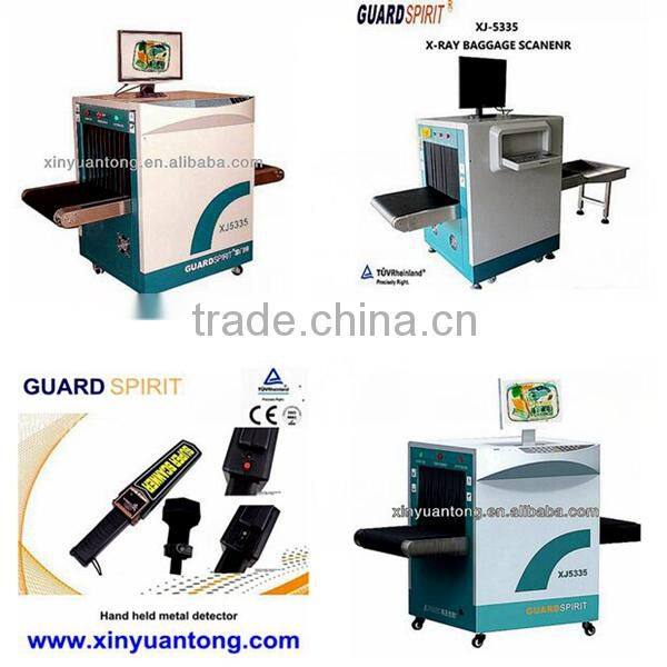 XJ5335 530*350mm Tunner size x-ray baggage scanner, ISO1600 Film x-ray parcel scanner