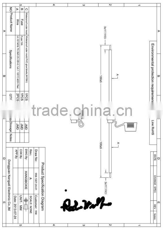 20 amp heavy duty inline fuse holder with 14 guage