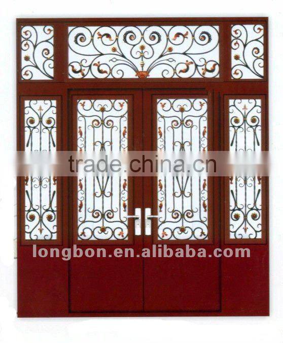 Top-selling handmade forging lobby entrance door