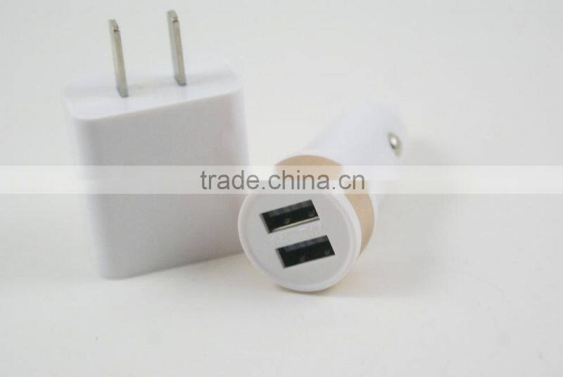 High quality Multi-function travel set USB Wall Adapter charger + USB car charger for iphone 5 5s 5c 6 6 plus charger cable