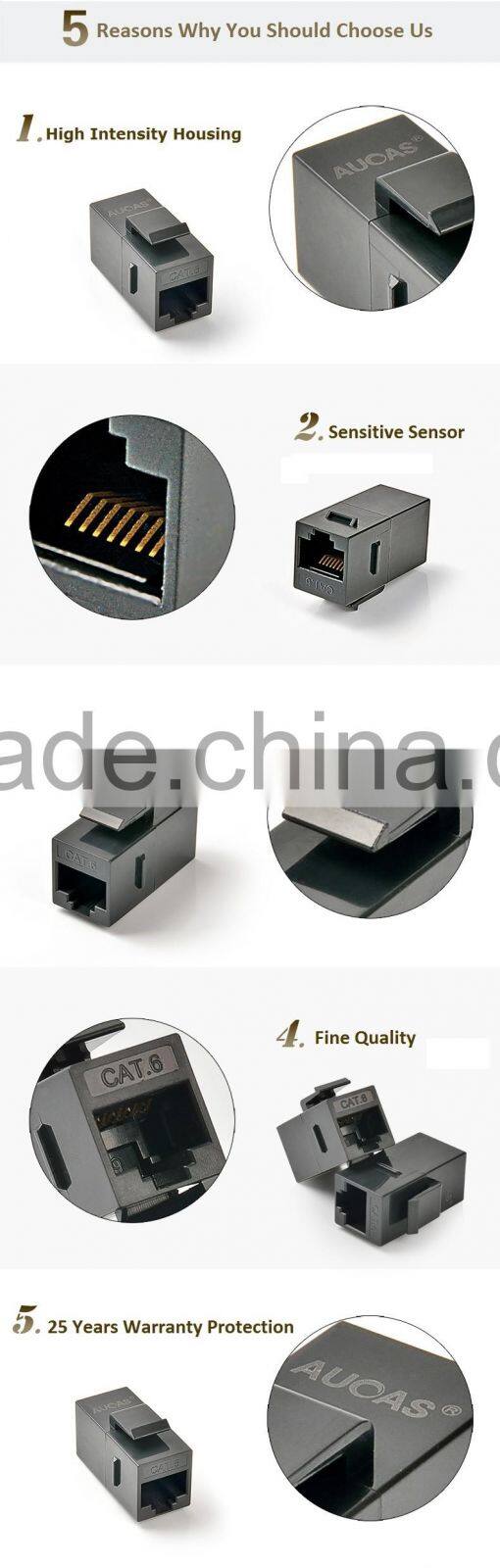 Factory Offer RJ45 Network UTP Cat6 AC DC Adapter Similar To Network Cable Joint Connector Low Price