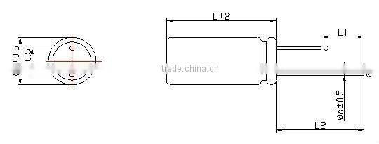 2.7V 35F Super capacitor