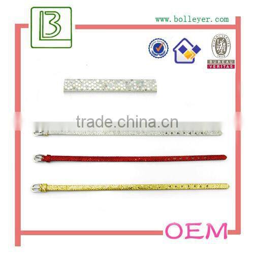 Wrap around thin leather bracelet for summer accessory