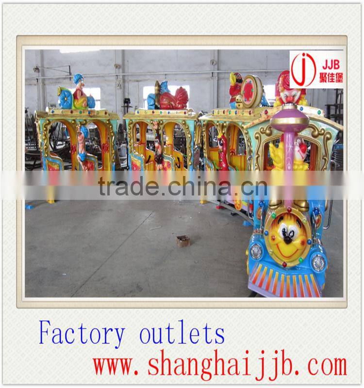 outdoor Amusement theme park children electric train
