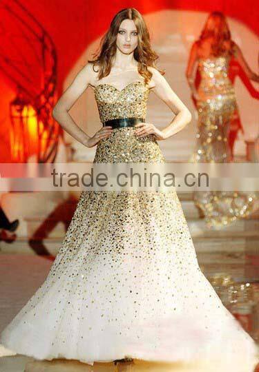 beautiful embroidery sequin fabric EM2125