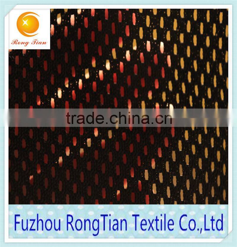 Wear-resisting polyester white warp knitted heavy duty 500g cradle net fabric for baby products