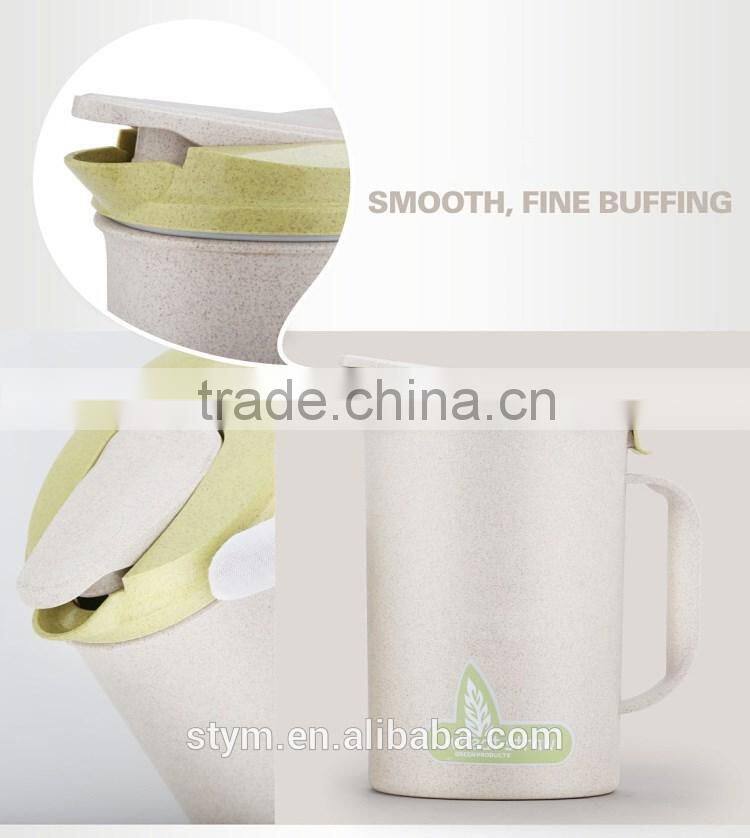 Wheat Straw hot and cold water jug set