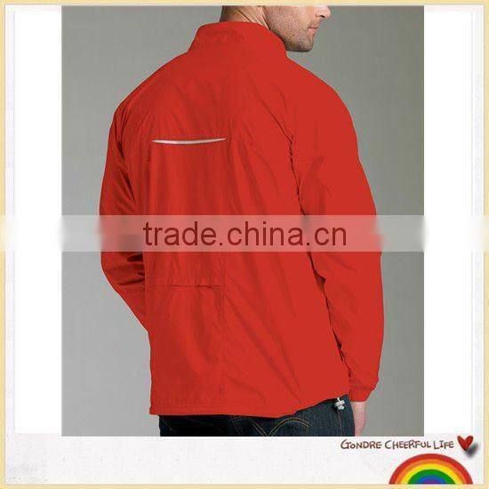 Racer packable bike reflective jacket