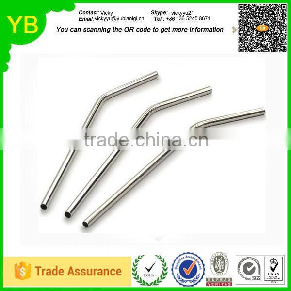 custom durable stainless steel drinking straws