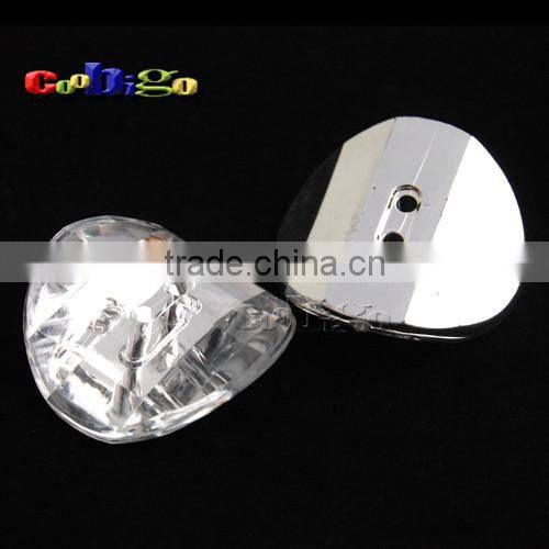 48L(30mm) Acrylic Sewing Rhinestone Arched Button For Apparel Accessories #FLN018-48L(06)