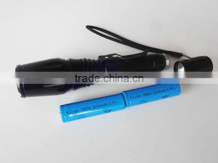 Onlystar GS-9448 2*18650 rechargeable lithium battery aluminum tactical powerful emergency usage fast track flashlight torch