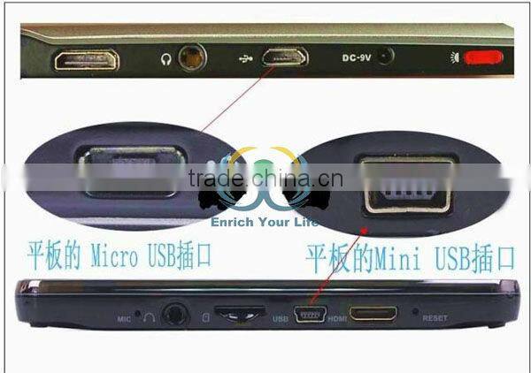 7 8 9 10 inch Tablet Mini Micro USB 2.0 Keyboard Leather Case English or Russian for multi-Lnaguage Tablet PC MID