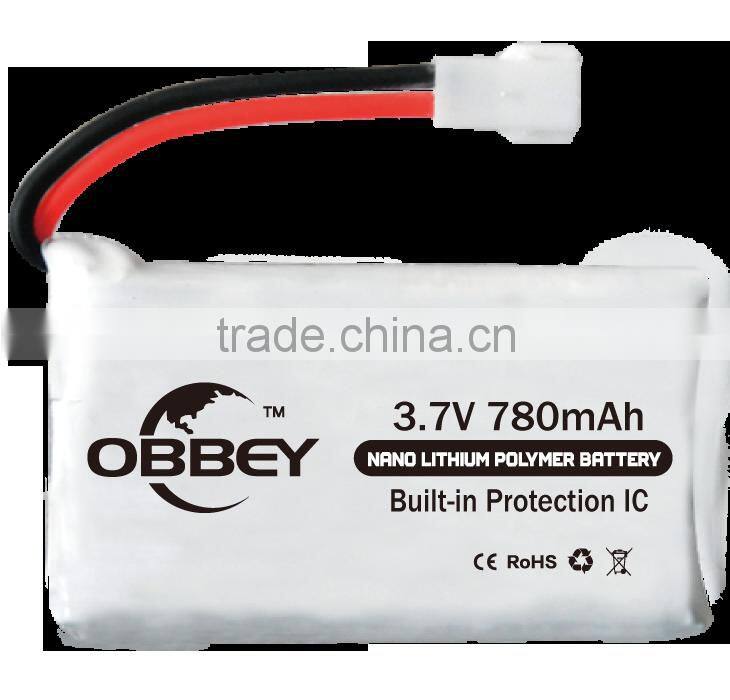 battery pack 3.7V lipo battery 800mah for RC Airplanes and helicopter
