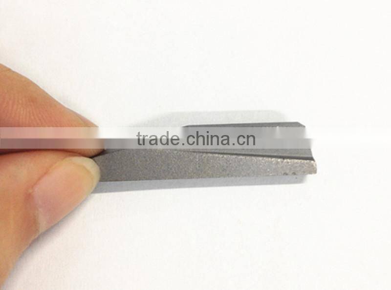 Non-standard cemented carbide blades
