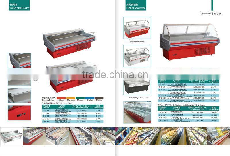 2016smart deli meat showcase cooler freezer/refrigerator for sale